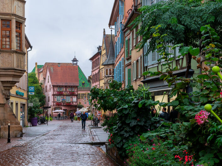 Colmar sous la pluie, Alsace éternelle !